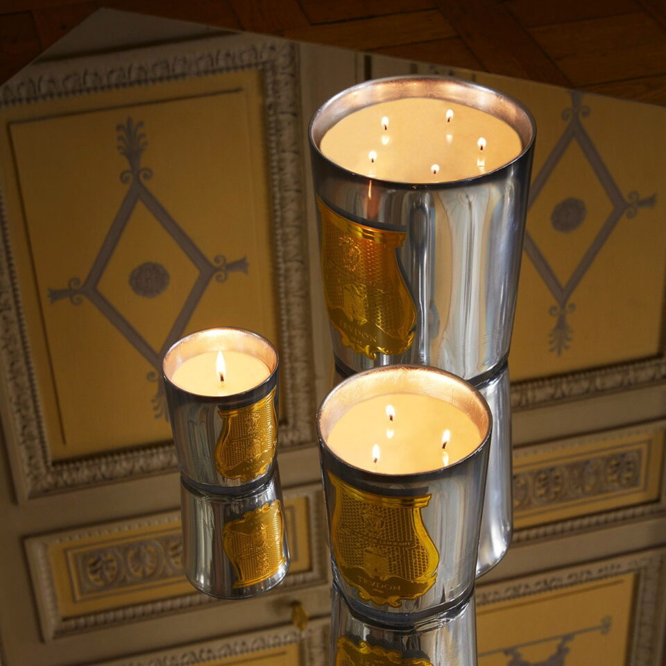 Луксозна Ароматна Свещ Trudon „Cabinet des Miroirs“ La Nuit des Glaces (Кехлибар, Ирис и Кедър)